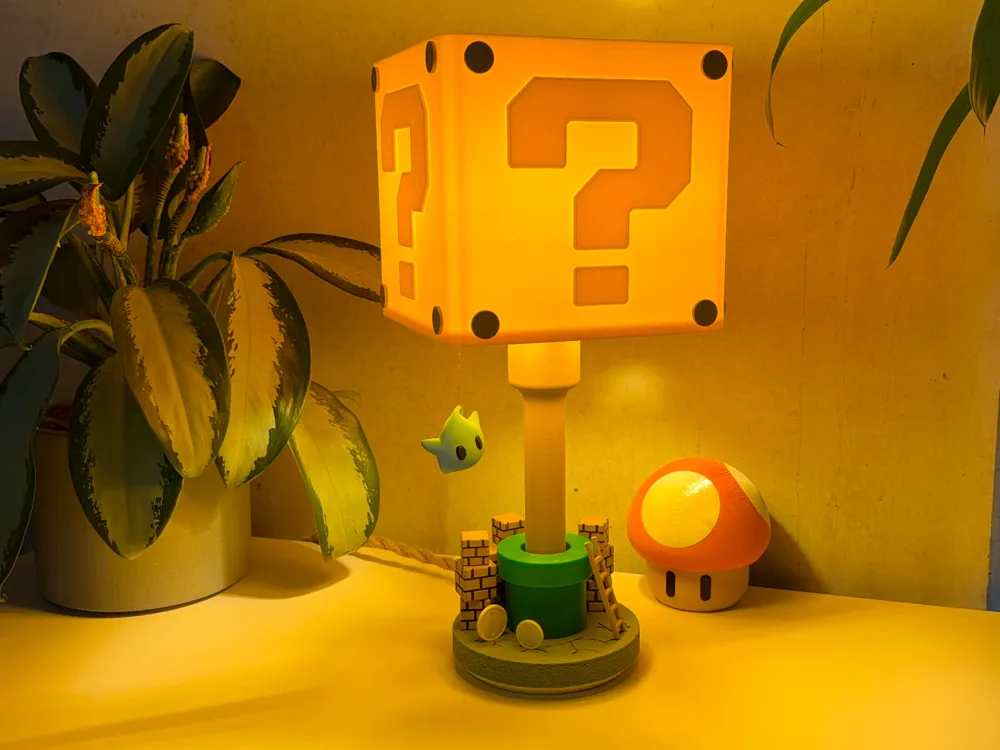 Luminária Geek – Mario