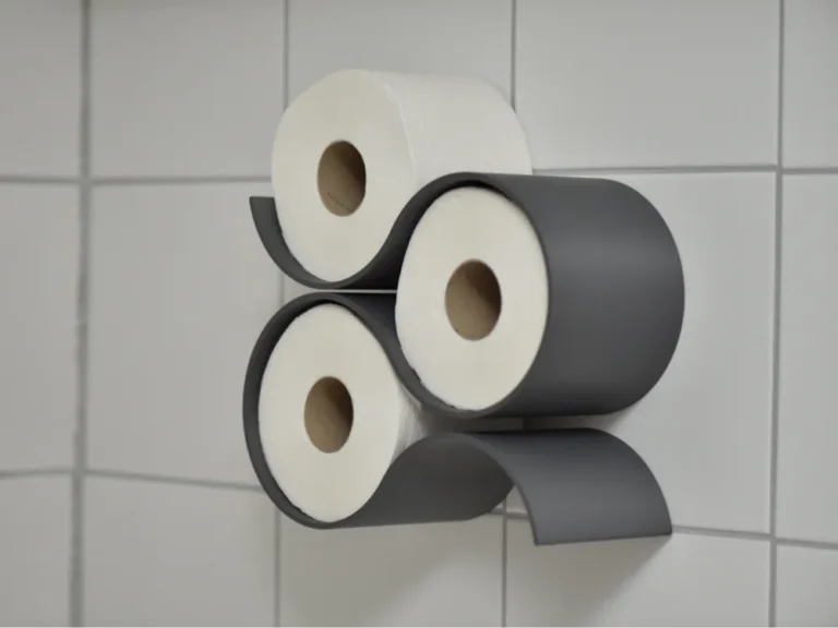 Suporte Minimalista para Papel Higiênico