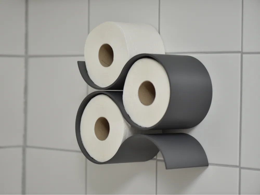 Suporte Minimalista para Papel Higiênico