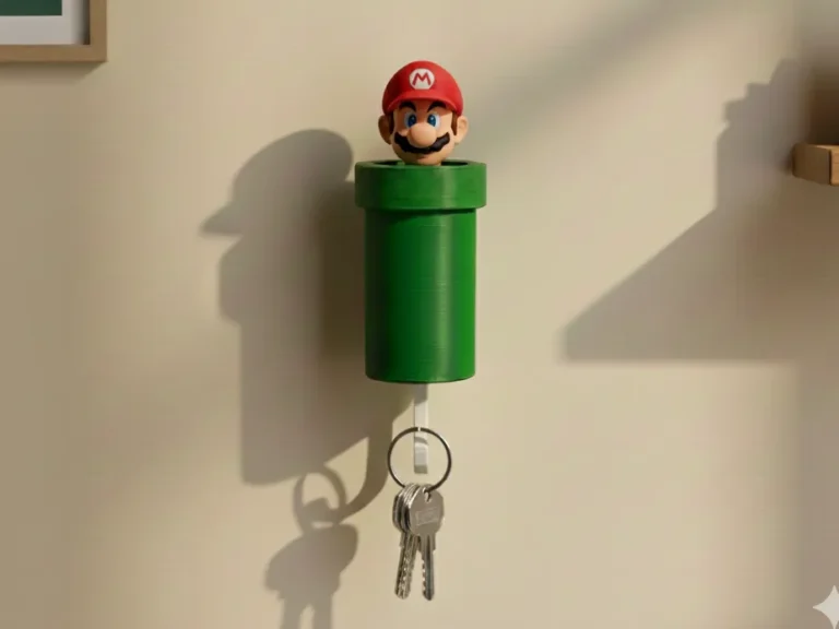 Chaveiro de Parede do Super Mario